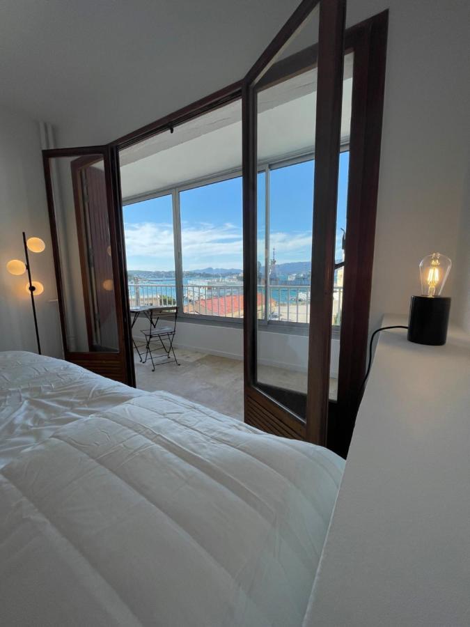 Design T3 Vue Mer Et Montagne 2 Chambres 3Mn De La Plage Fibre Clim Saint-Mandrier-sur-Mer Buitenkant foto